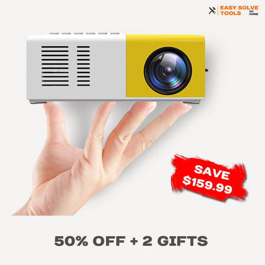 EasySolveTools™ Portable Mini Projector HD +2 Gifts