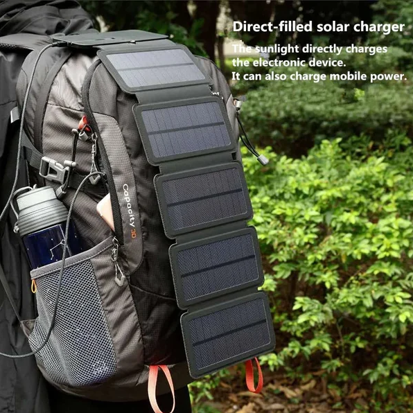 EasySolveTools™ Portable Folding Solar Charging Panel