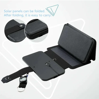 EasySolveTools™ Portable Folding Solar Charging Panel