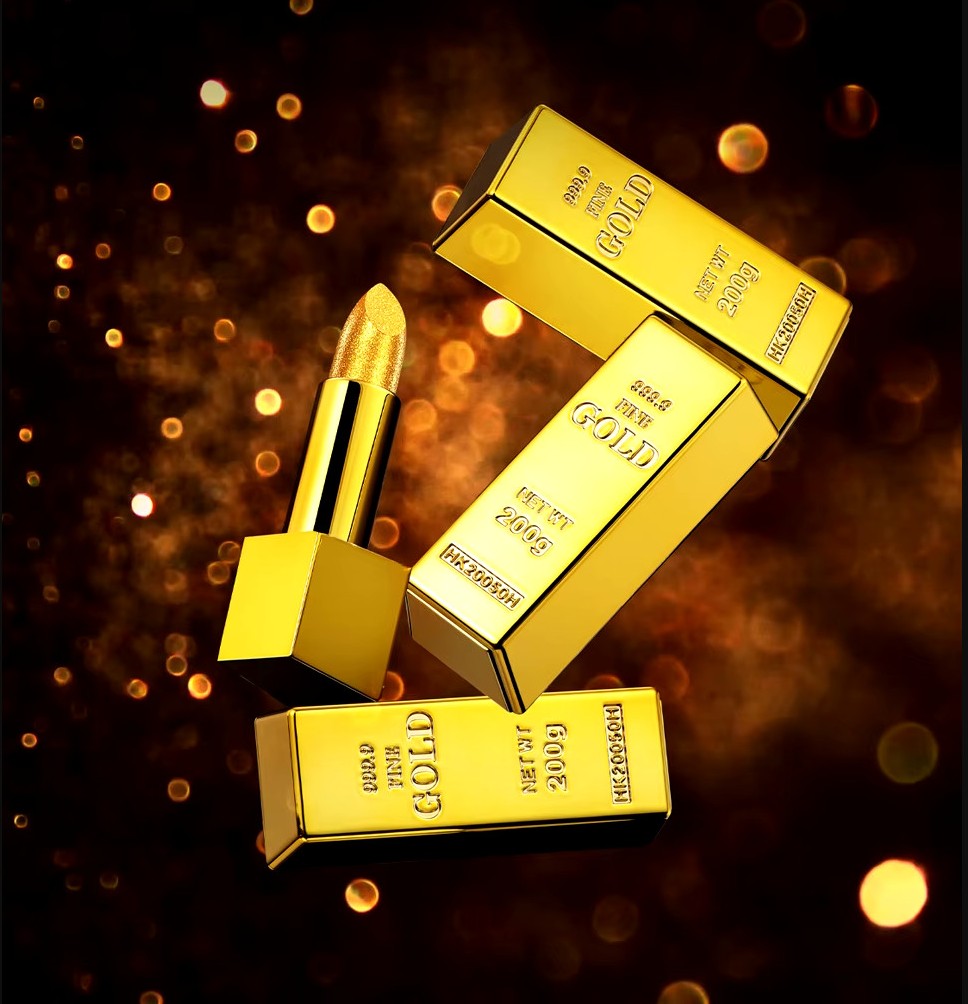 EasySolveTools™ Gold Waterproof Lipstick