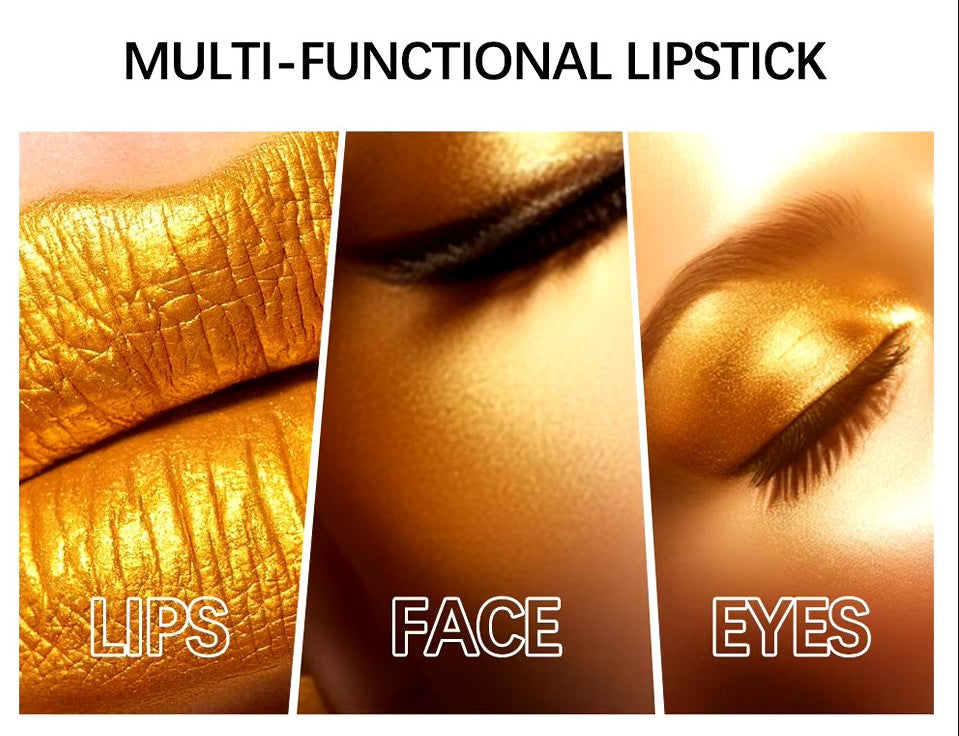 EasySolveTools™ Gold Waterproof Lipstick