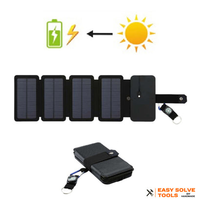 EasySolveTools™ Portable Folding Solar Charging Panel