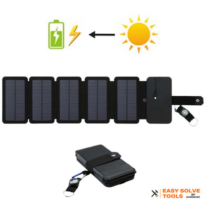 EasySolveTools™ Portable Folding Solar Charging Panel