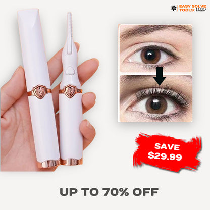 EasySolveTools™ Portable Heated Eyelash Curler