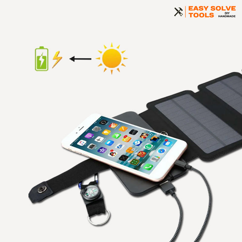 EasySolveTools™ Portable Folding Solar Charging Panel